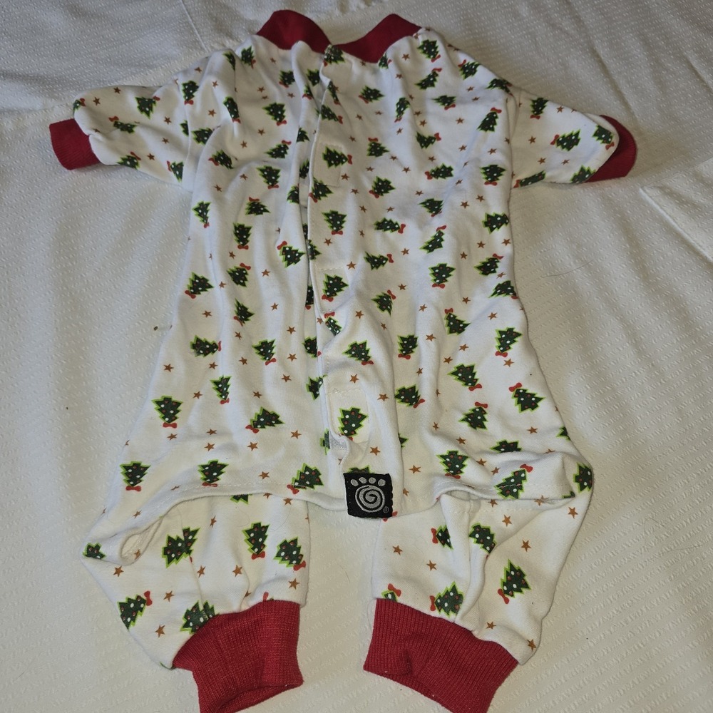 Pet Rage Christmas Tree Dog Pajamas Size Medium